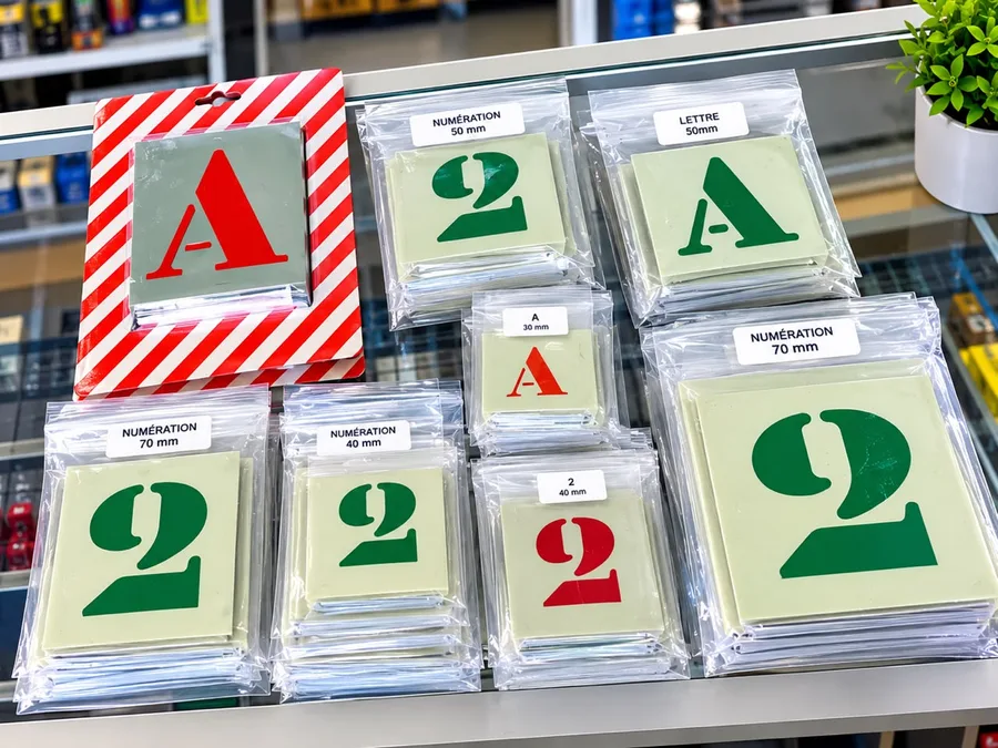 Jeux de caractères chiffres et lettres